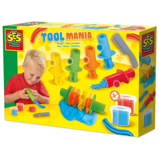 SES Creative Dough - Tool Mania - Multi/patterned - ONE SIZE SES Creative Dough - Tool Mania - Multi/patterned - ONE SIZE