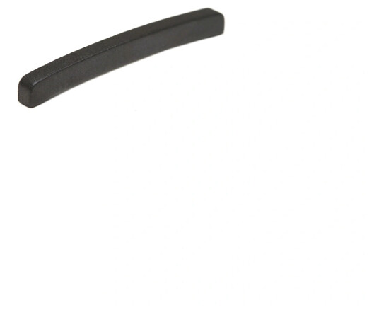 Graph Tech Pt-1000-00 Svart Tusq Xl Blank Nut - Electric, F-Style, Curved Graph Tech Pt-1000-00 Svart Tusq Xl Blank Nut - Electric, F-Style, Curved