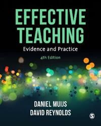 Effective Teaching Av Daniel Muijs, David Reynolds