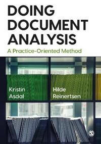 Doing Document Analysis Av Kristin Asdal, Hilde Reinertsen