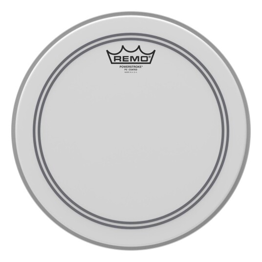 Remo P3-0112-Bp Powerstroke 3 Coated 12" Diameter