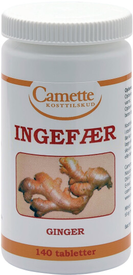 Camette Ingefær 140 Tabletter Camette Ingefær 140 Tabletter