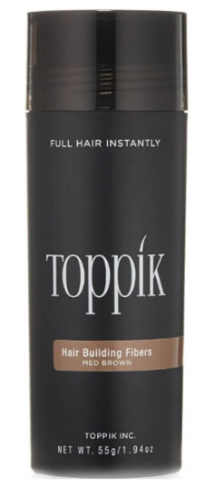 Toppik Hair Building Fibers - Med Brown 55 g Toppik Hair Building Fibers - Med Brown 55 g
