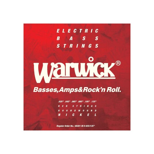 Warwick Rød Strings Bass String Set (025-135) Nickel-Plated Stl - 6-String M