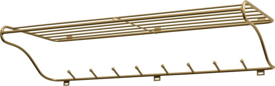 Maze Hat Rack L hattehylle messing