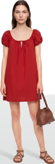 Faithfull The Brand Marblau Mini Dress Red XS Faithfull The Brand Marblau Mini Dress Red XS