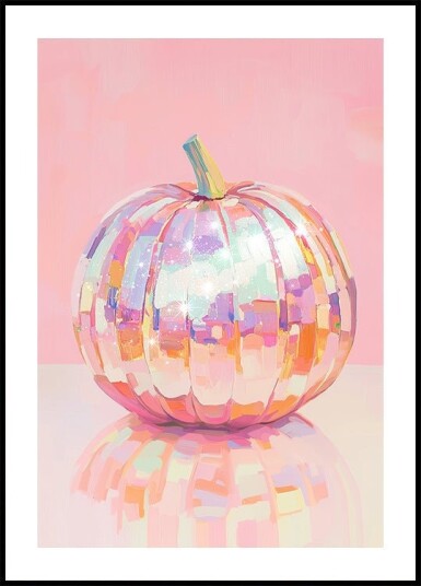 Iridescent Pumpkin Poster Plakat / 70x100cm