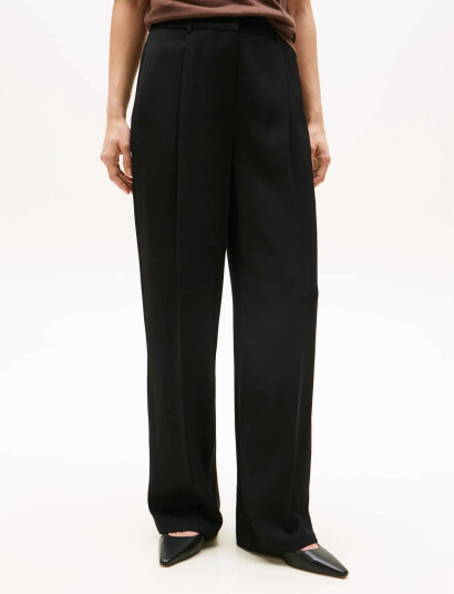 Tommy Hilfiger Vis Twill Rlxd Straight Pants - Black - 34 Tommy Hilfiger Vis Twill Rlxd Straight Pants - Black - 34