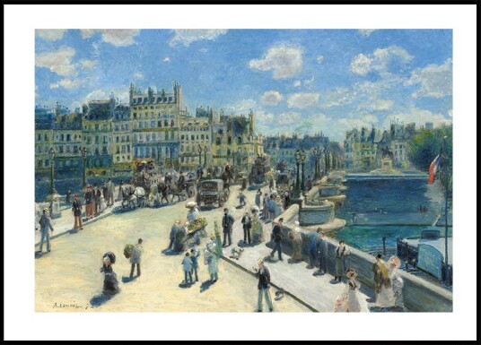 Pont Neuf By Auguste Renoir Plakat Plakat / 100x150cm