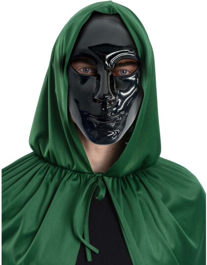 Svart Ansiktsmaske / Helmaske