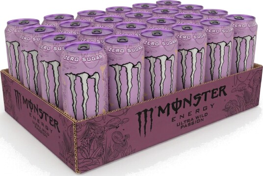 24 stk Monster Energy Ultra Wild Passion   Helt Brett 24x473 ml USA Import