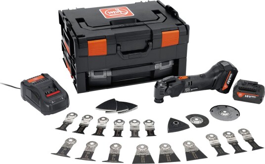 Fein Batteridrevet Multikutter AMM 500 PLUS 18 v, 40 Deler