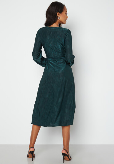 Bubbleroom Occasion Misou Tie Dress Petrol 44