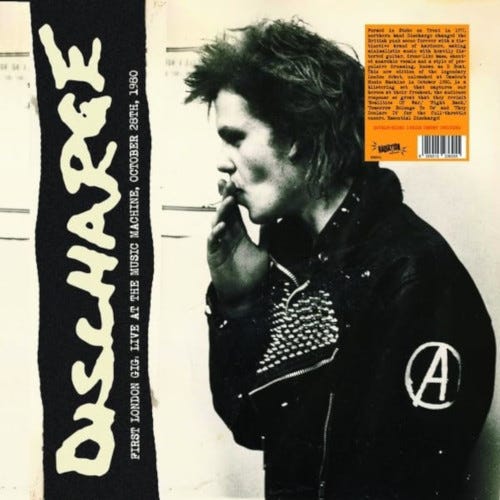 Discharge  First London Gig Music Machine 1980  LP/Vinyl