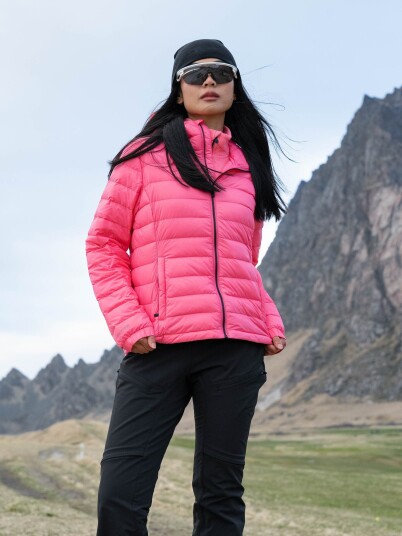 Twentyfour Aurora Lett Dunjakke Rosa 46