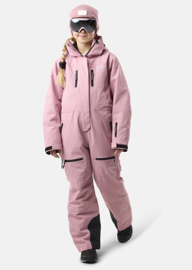 Swedemount Cervinia Skisuit Jr Dark Rose/Black 140 Vinteroverall