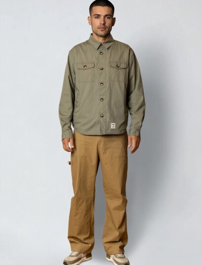 Fat Moose Malone Ripstop Pants Beige XXL x 32