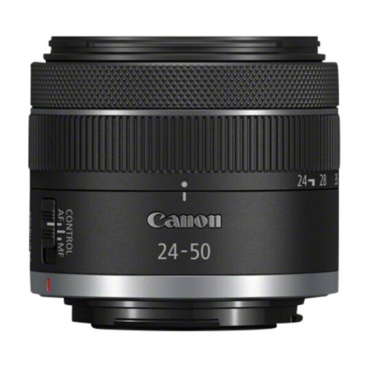 Canon RF 24-50 mm f/4.5-6.3 IS STM Vidvinkelobjektiv Svart
