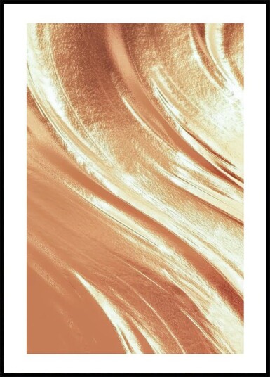 Golden Liquid Plakat Plakat / 100x150cm