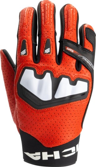 MC-Hansker Richa Stradale AP-X Svart /Rød 3XL
