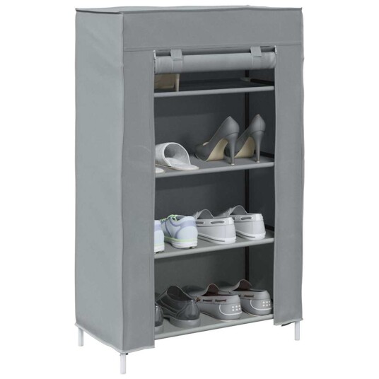 Skoskap grå 60,5x30x97 cm ikke-vevd stoff 8721158510174 Skoskap grå 60,5x30x97 cm ikke-vevd stoff 8721158510174