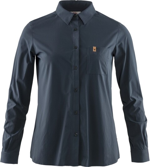 Fjellreven Women's Övik Lite Shirt Long Sleeve Navy XL