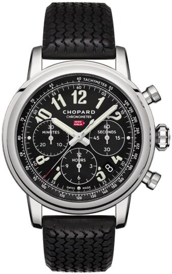 Chopard Herreklokke 168589 3002 Mille Miglia Sort/Gummi Ø42 mm