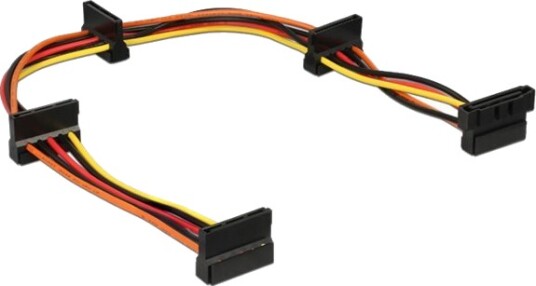 Delock Strømsplitter Sata Strøm P Til Sata Strøm R 40 Cm Multifarge Delock Strømsplitter Sata Strøm P Til Sata Strøm R 40 Cm Multifarge