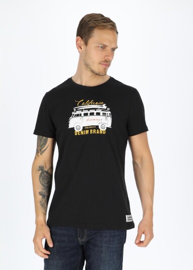 Denim Factory Surfer Van Tee Black 2xl T-Shirts