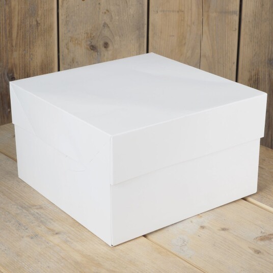 Funcakes Kakeeske Hvit 28x28x15cm 1 Stk Funcakes Kakeeske Hvit 28x28x15cm 1 Stk