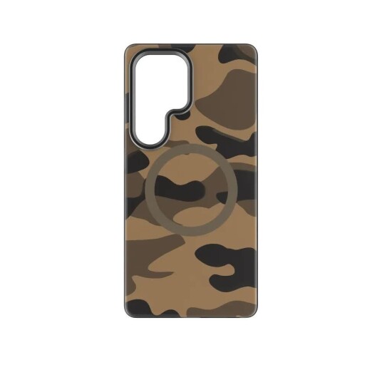 Forcell F Protect Levels Dual Layer 4D Deksel for Samsung Galaxy S25 Ultra MagSafe kompatibel Desert Camo Forcell F Protect Levels Dual Layer 4D Deksel for Samsung Galaxy S25 Ultra MagSafe kompatibel Desert Camo