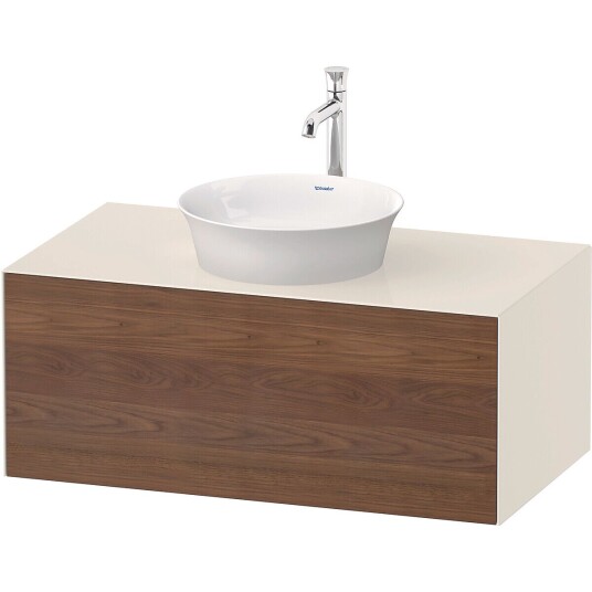 Duravit White Tulip Servantskap 1 skuff 100x55x40,8 cm Valnøtt/Nordisk Hvit