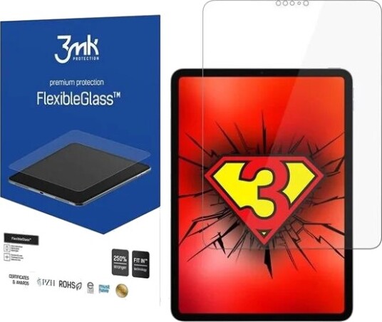 3mk FlexibleGlass Hybrid Glass for iPad Pro 11" 1st Generation.