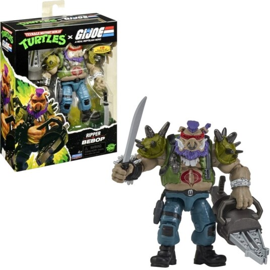 Teenage Mutant Ninja Turtles x G.I. Joe Ripper x Bebop Action Figure (TMNT) Teenage Mutant Ninja Turtles x G.I. Joe Ripper x Bebop Action Figure (TMNT)