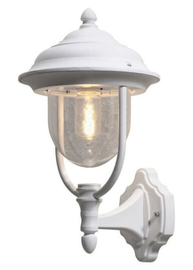 Konstsmide Parma vegglampe utendørslampe opp - Hvit Konstsmide Parma vegglampe utendørslampe opp - Hvit