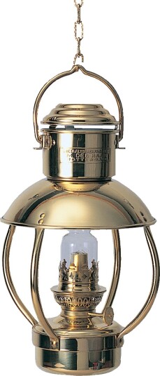 Messinglampe ''Trawler Junior'' Taklampe Parafinlampe
