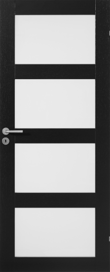 Swedoor Dørbl Unique Gw04l   8x21 Sort Eik