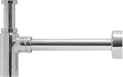 1,1/4" x 32 mm Lux. lommeboklås - rund Krom