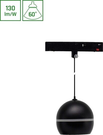 10W SYSTEM SHIFT BASIC GLOBE RING pendel 48V 200mA IP20 Dimbar : Ikke dimbar Kulør : Nøytral