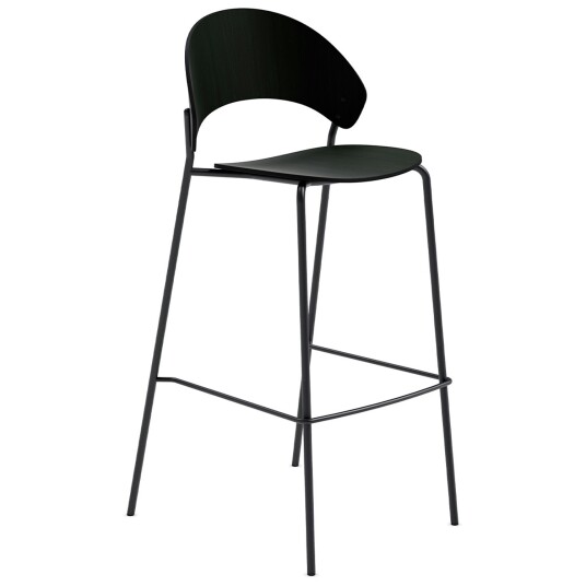 Dosina Barstol 75 cm Svart Eik Dosina Barstol 75 cm Svart Eik