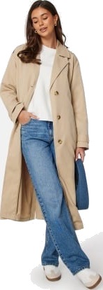 ONLY Onlline X-Long trenchcoat Humus S