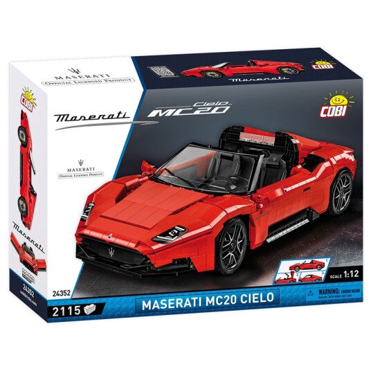 Cobi Maserati Byggesett 2115 Deler Mc20 Cielo Rød