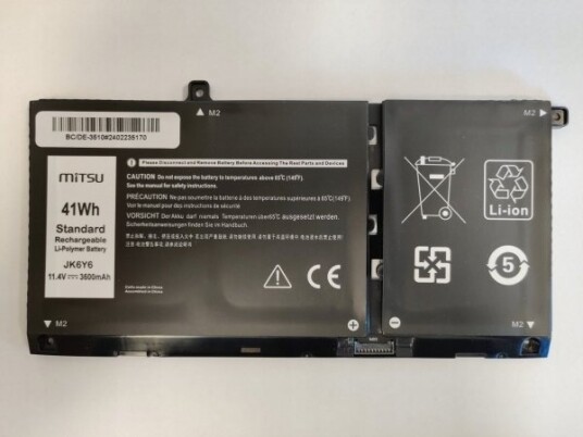 Mitsu-Batteri Jk6y6 Til Dell Latitude 3410 3510 Inspiron 5401 5402 5501 5502 5505 BC/DE-3510