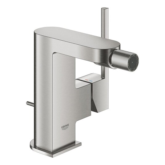 Grohe Plus bidébatteri Med bunnventil, Supersteel