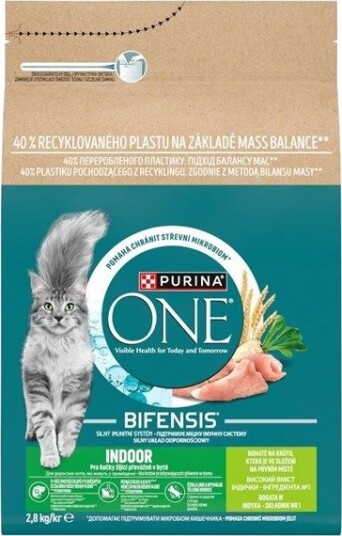 Purina One Indoor Kalkun Tørrfôr 2.8 kg