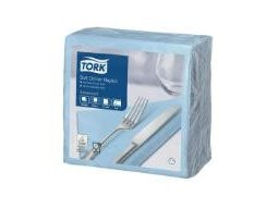 Serviet Tork 39X39 Cm 3-Lag Lyseblå,12 Pk X 100 Stk