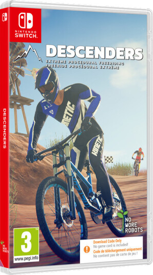 Descenders Nintendo Switch Spill Nedlastingskode i esken