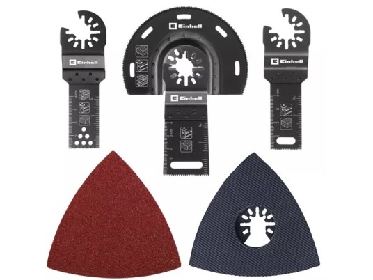 Einhell 49708950, Tilbehørssett, Metall, Plast, Tre, Sort, Brun, 17 Stykker