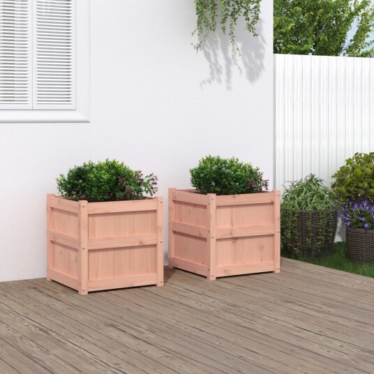 Hageplantekasse 2 stk heltre douglasgran