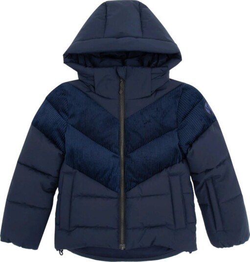 WoolLand Voss Ski Jakke Barn Blue Ink 110 116